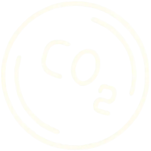 Carbon emission calculation icon